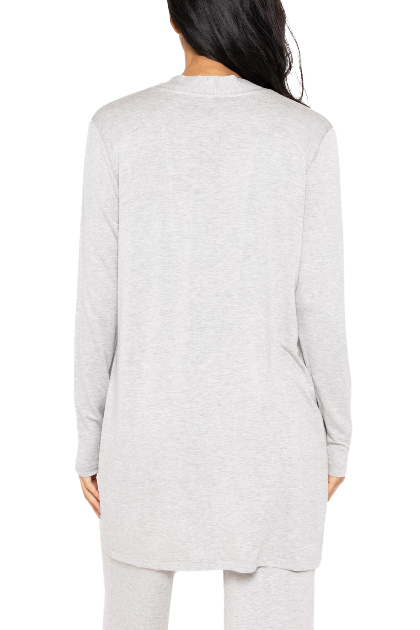 Open Front Terry Cardigan