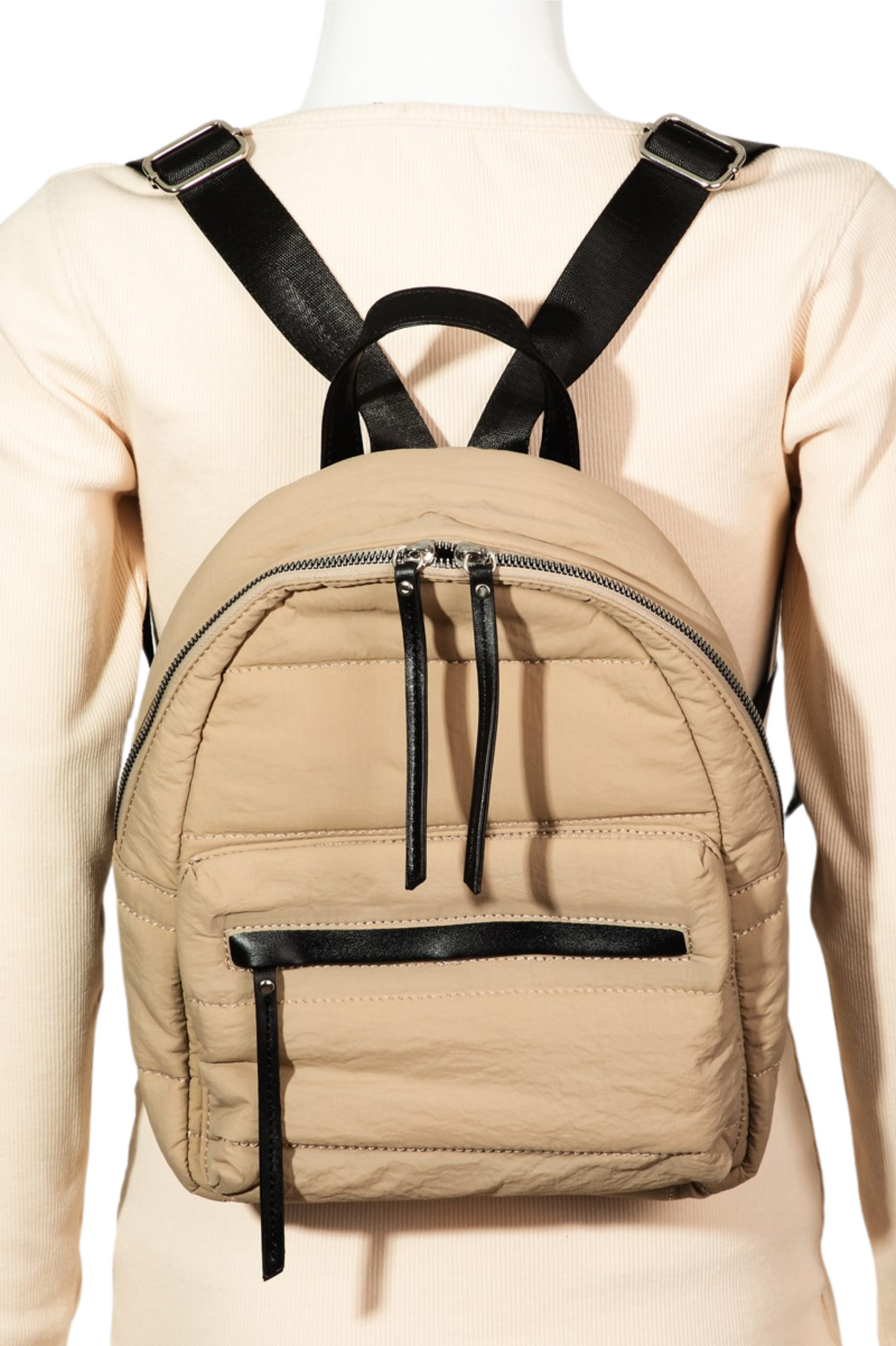 Small Nylon Puffer Backpack