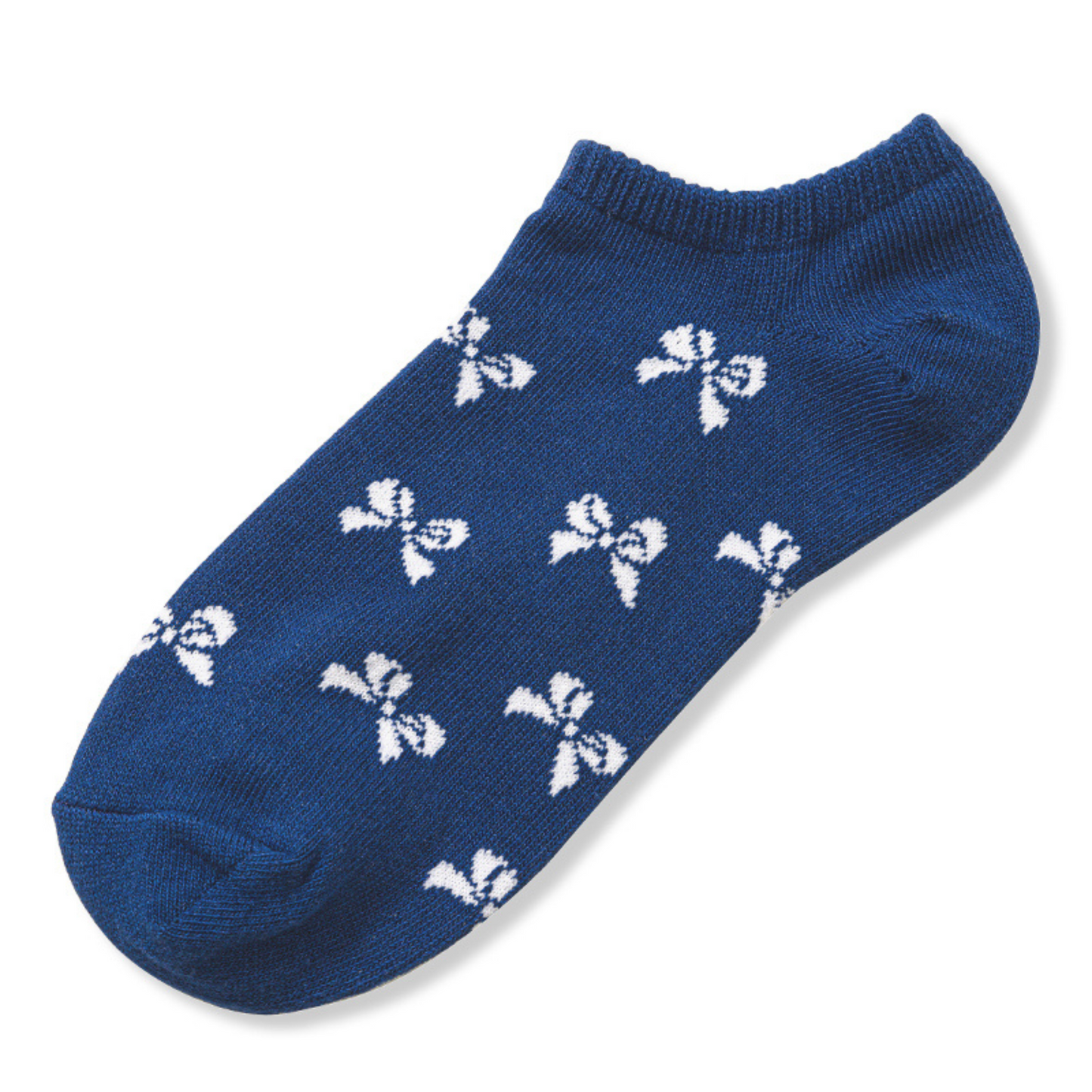 Ankle Socks with Bow Pattern