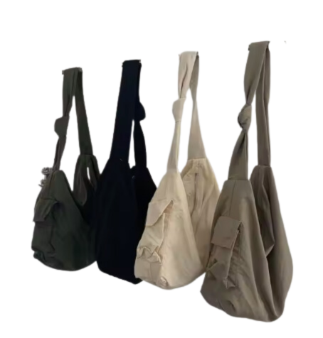 Nylon Swish Material Dumpling & Cargo Pocket Bag