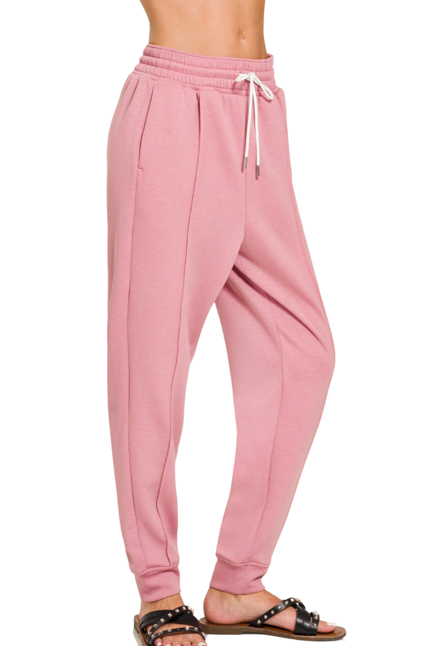 Scuba Drawstring Jogger Sweatpants