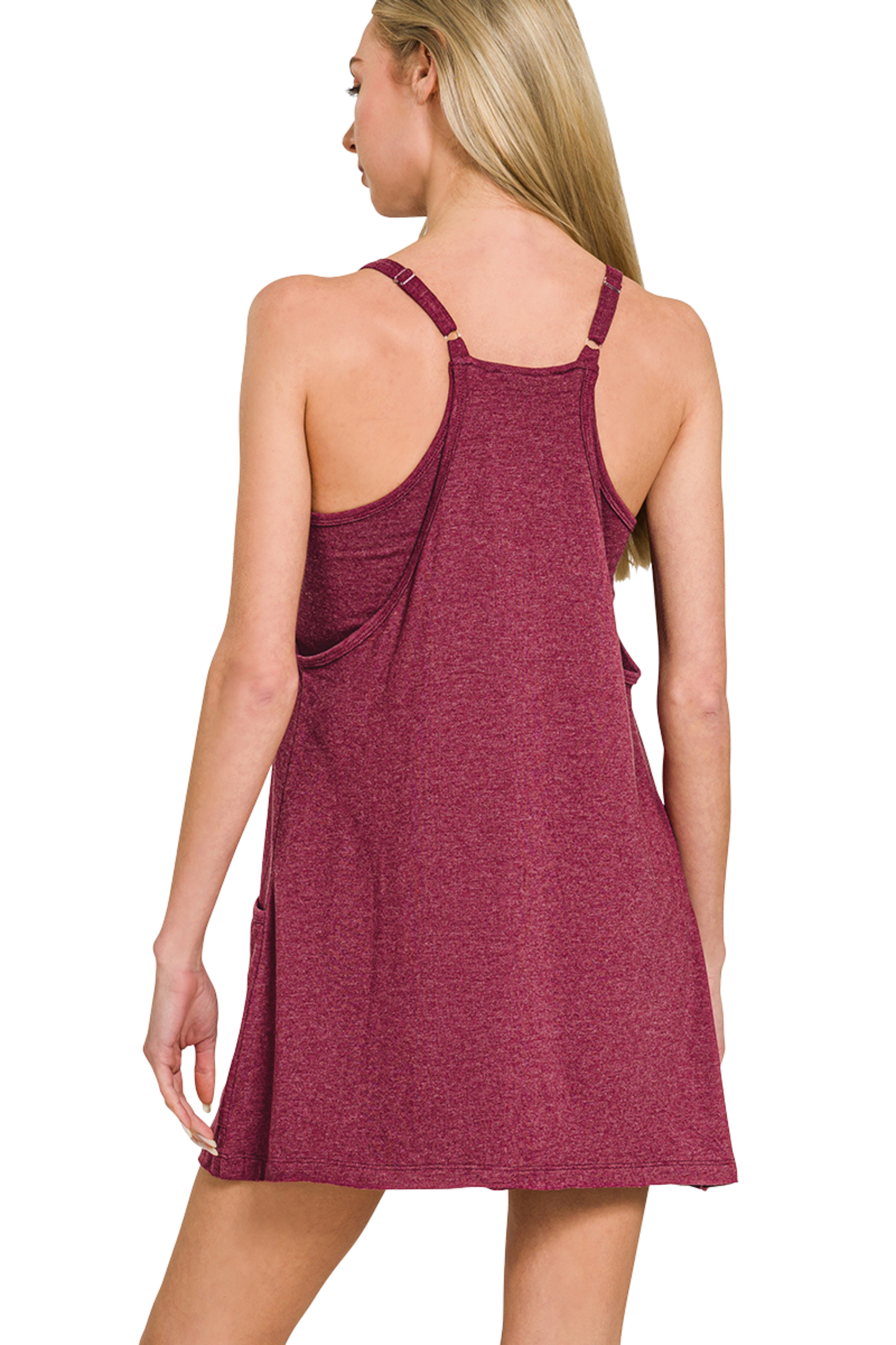 Mini Cami Dress with Built-In Shorts