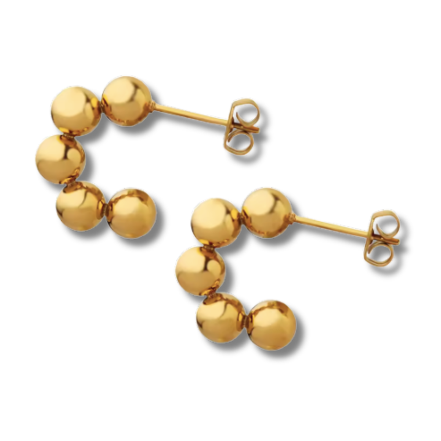 Sestra By Intro Stainless Steel Ball Mini Hoops