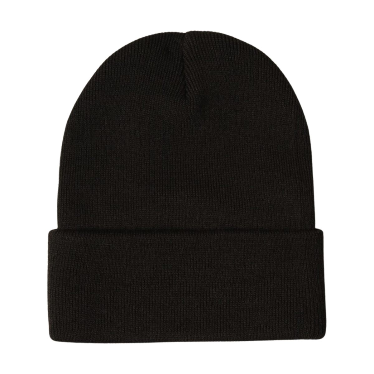 Unisex Solid Knit Cuffed Beanie