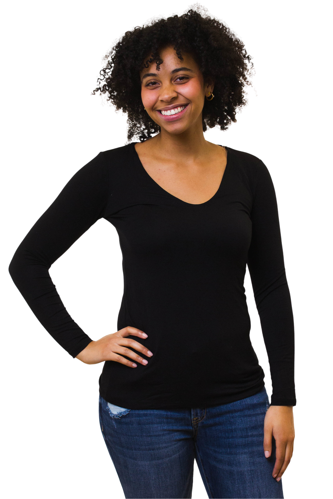Double Layered Bodice Long Sleeve