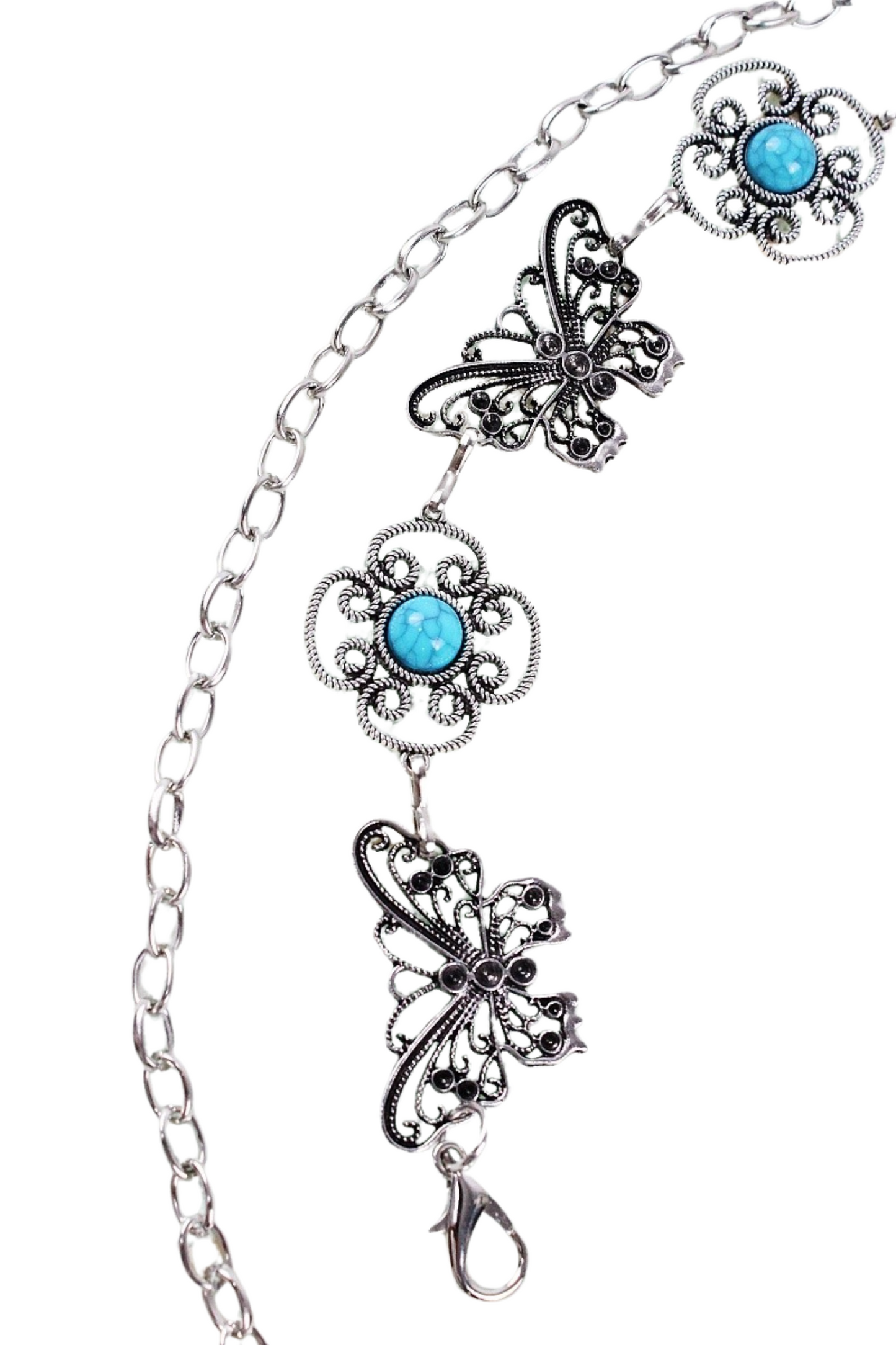 Vintage Boho Butterfly Chain Belt