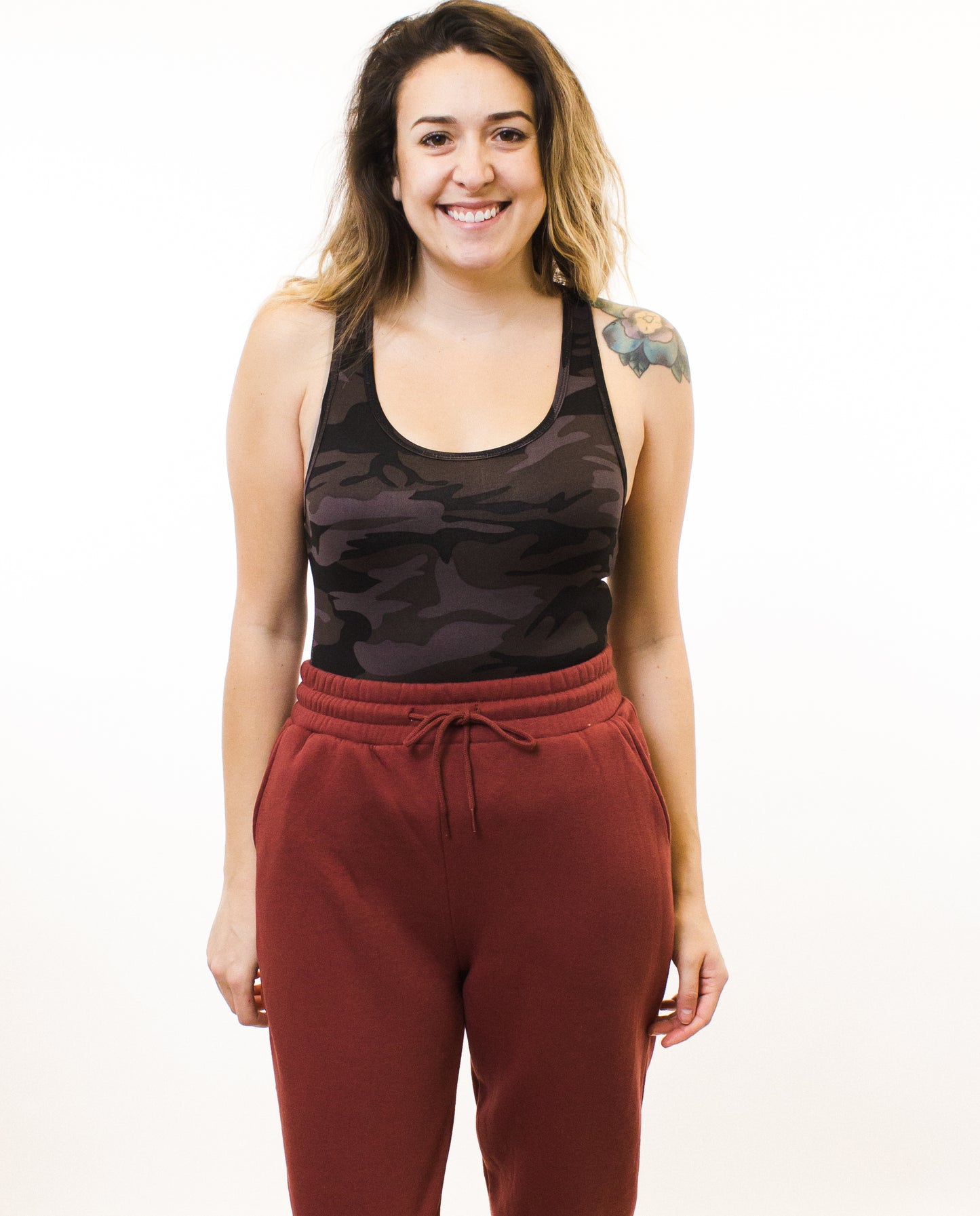 Camo Buttery Racerback Bodysuit