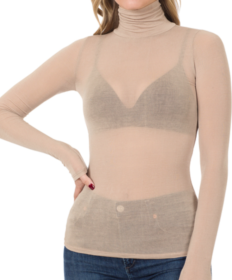 Tencel Layering Turtleneck