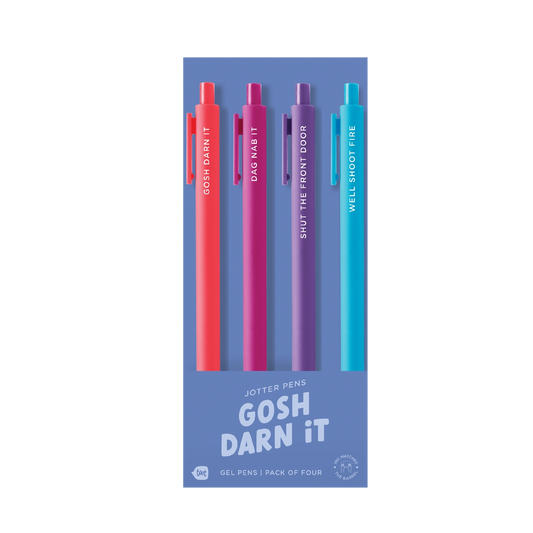 Silly Saying Jotter Pens - 4 Pack