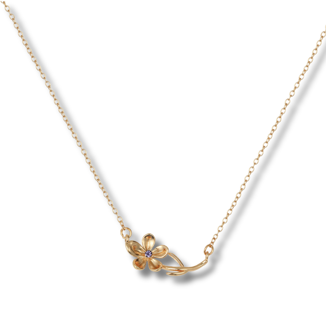 Flower Bar Necklace