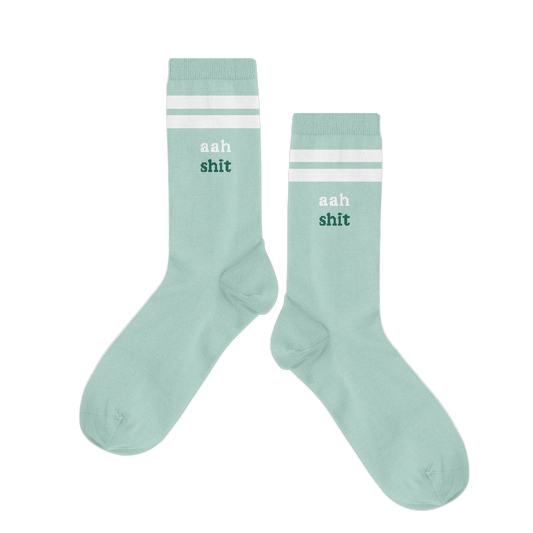 Silly Sayings Crew Socks