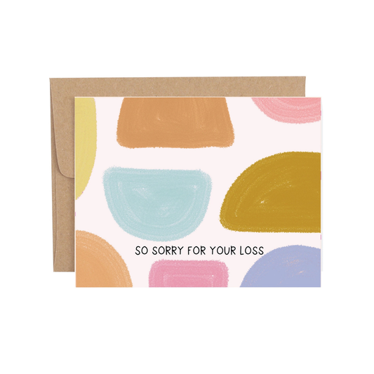 Sorry For Your Loss Sympathy Greeting Card