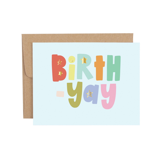 Birth-Yay Greeting Card