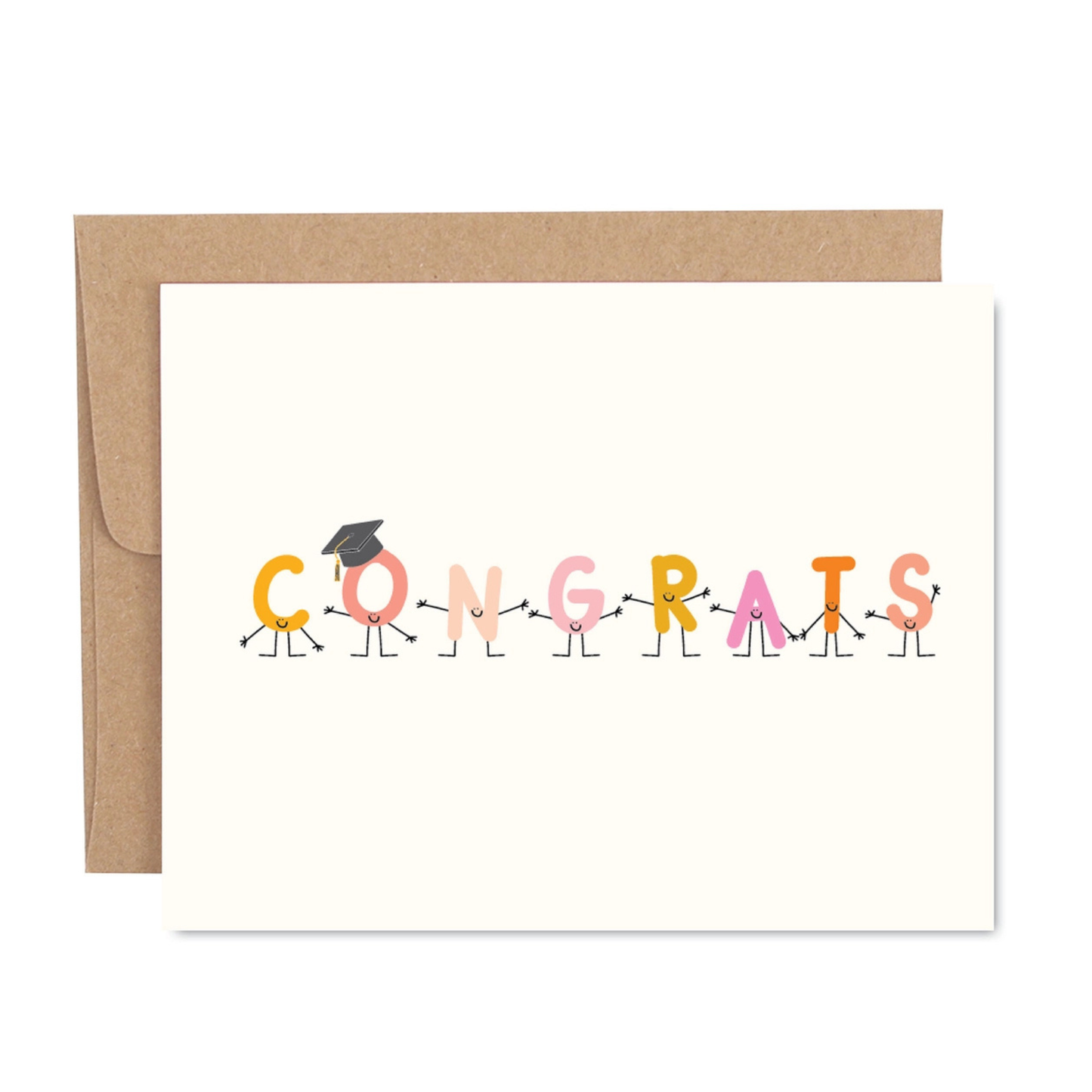 Congrats Letters Greeting Card