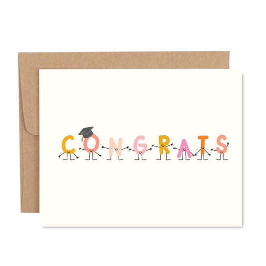 Congrats Letters Greeting Card