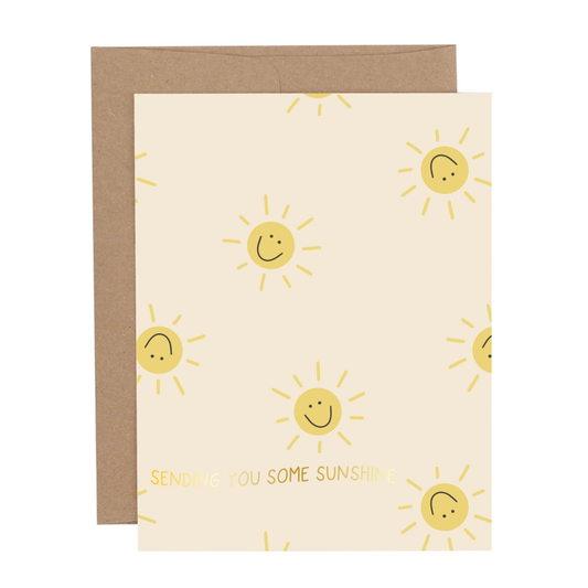 Sending Sunshine Greeting Card