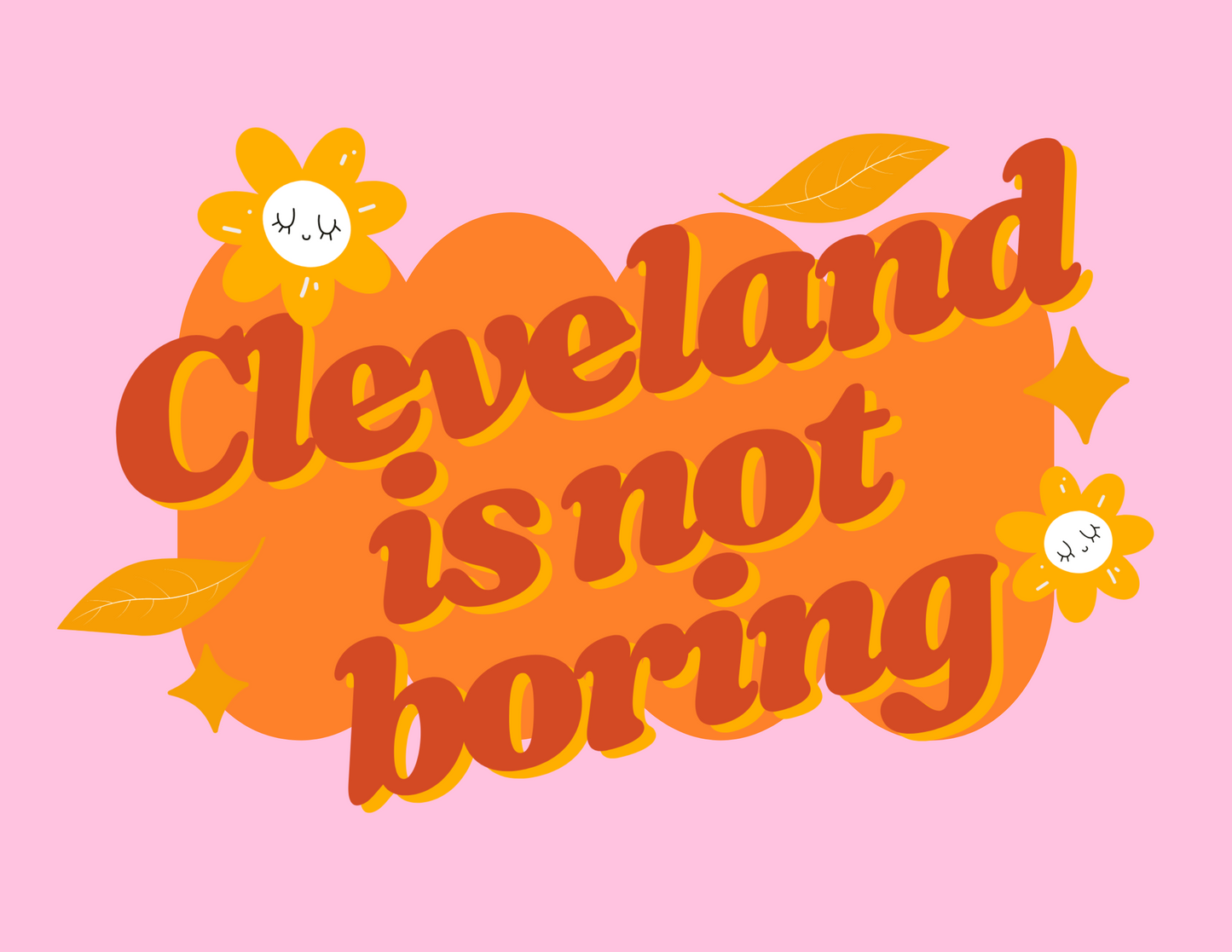 Cleveland is Not Boring Postcard