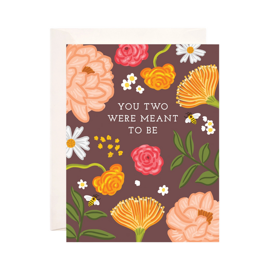 Meant to Be Wedding Greeting Card