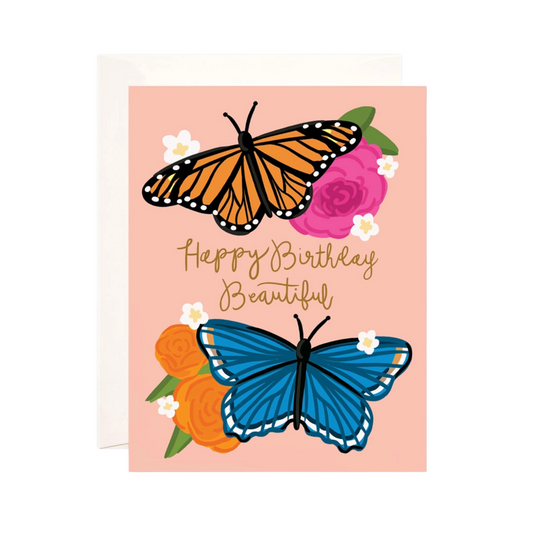 Happy Birthday Beautiful Greeting Card