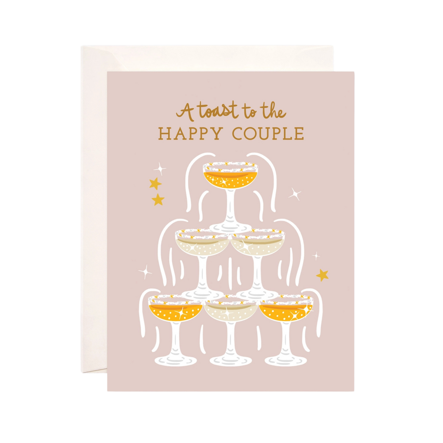 A Toast to the Happy Couple Greeting Card