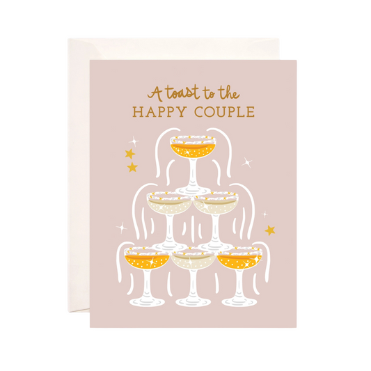 A Toast to the Happy Couple Greeting Card