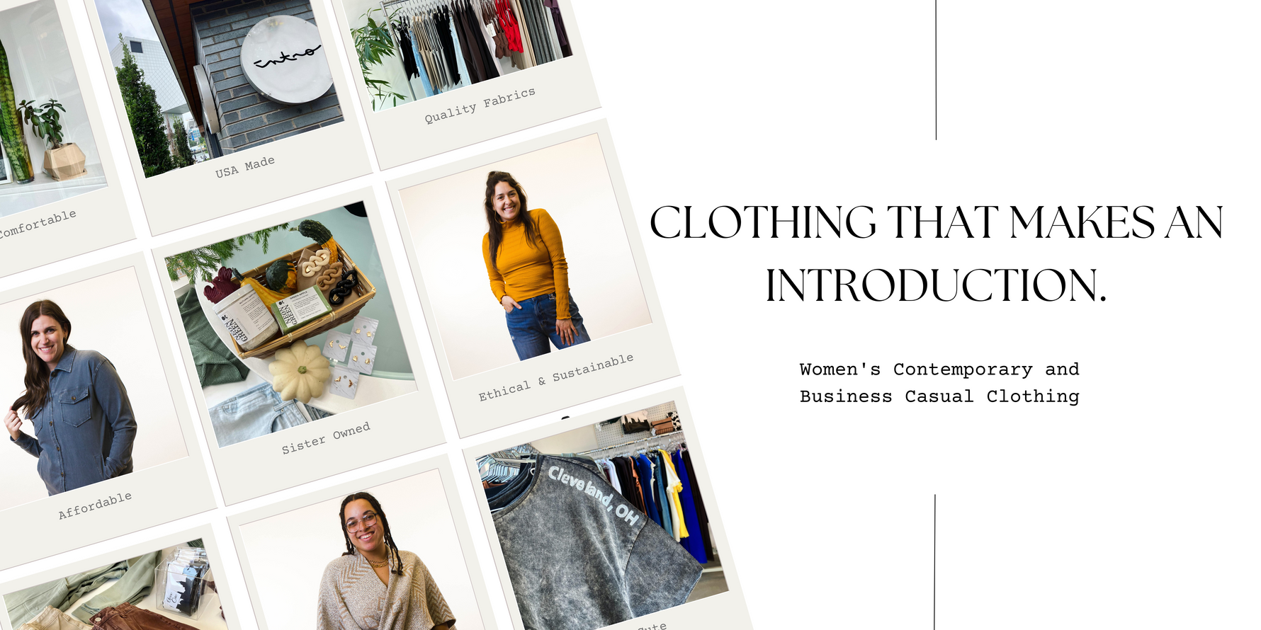 Intro Boutique - Women's contemporary and business casual clothing.