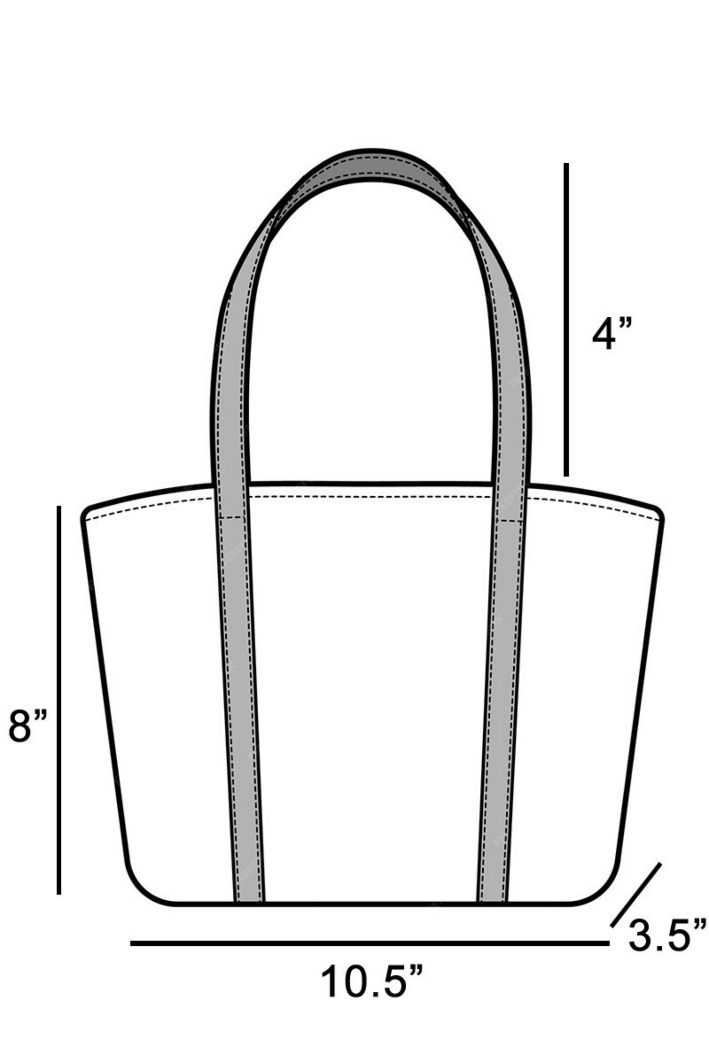 Vegan Leather Square Top Handle Handbag