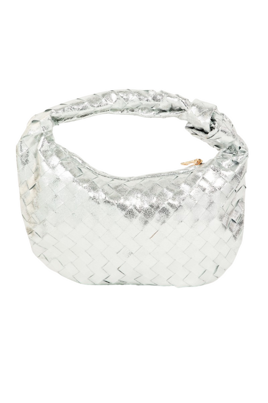 Basket Weave Hobo Handbag