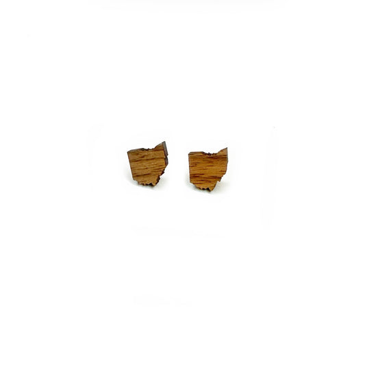 Ohio Walnut Stud Earrings