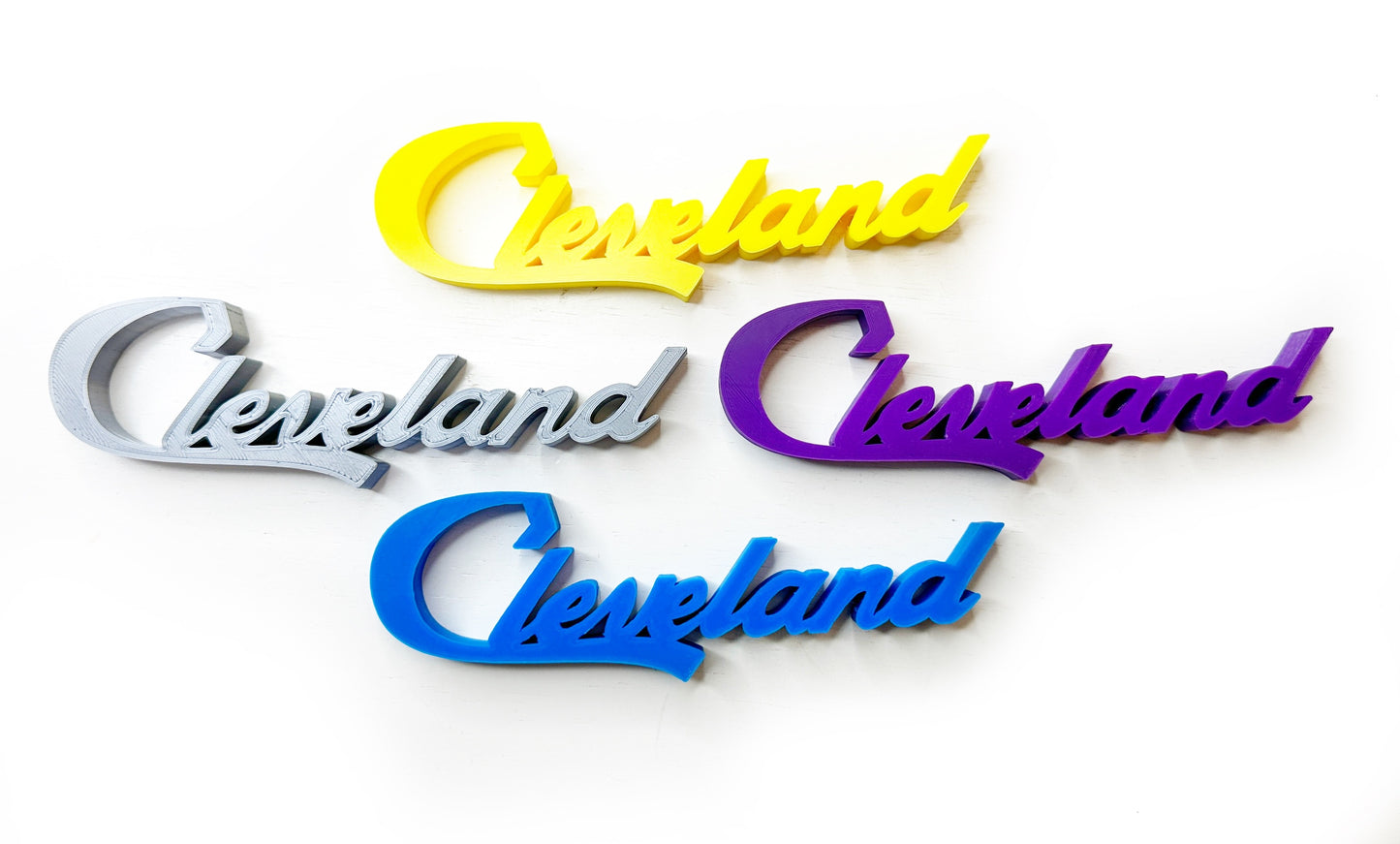 Cleveland Script Sign