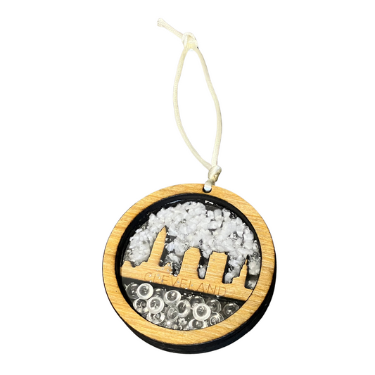 Skyline Snow Globe Ornament