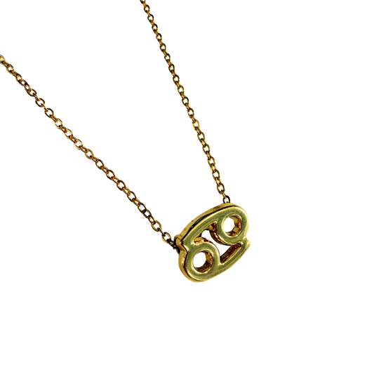 18K Dipped Cancer Sign Necklace