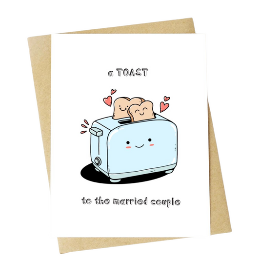 A Toast to the Married Couple Greeting Card