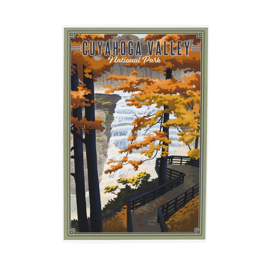 Cuyahoga Valley National Park Waterfall Magnet