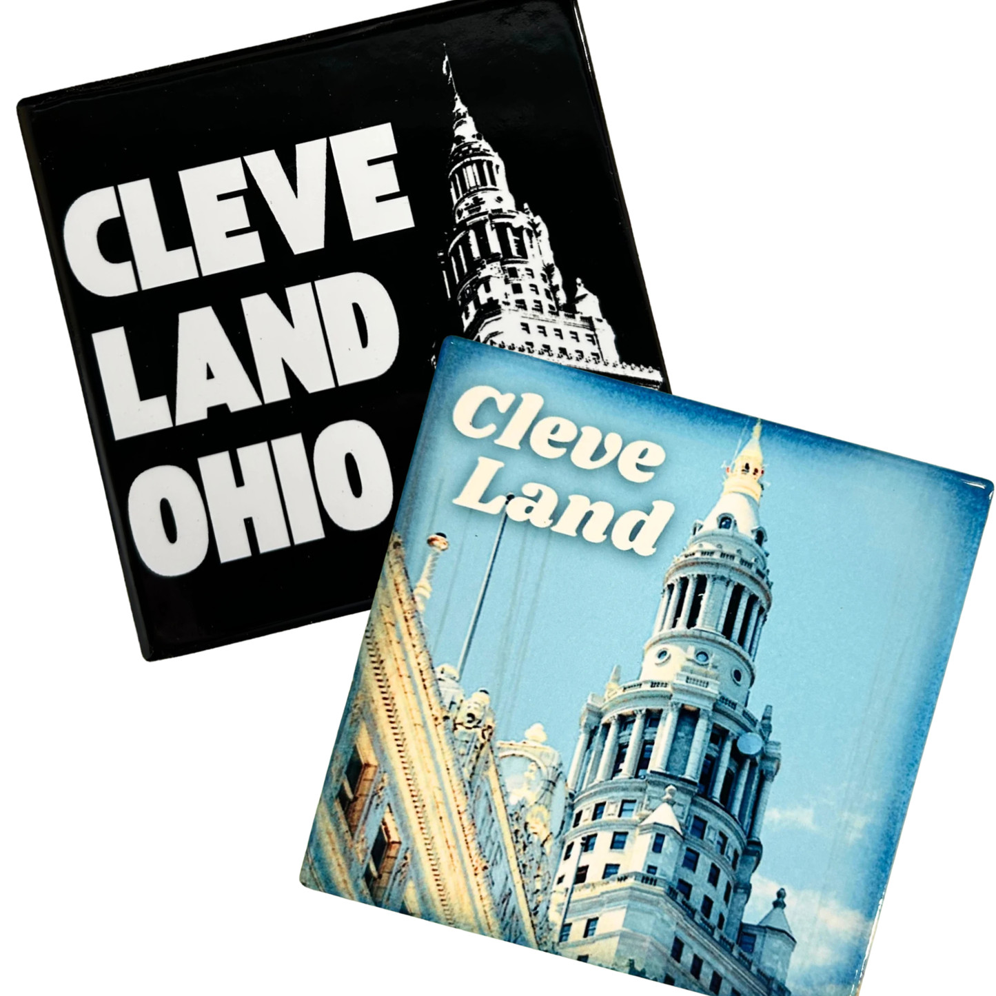 Token Cleveland Ceramic Coasters