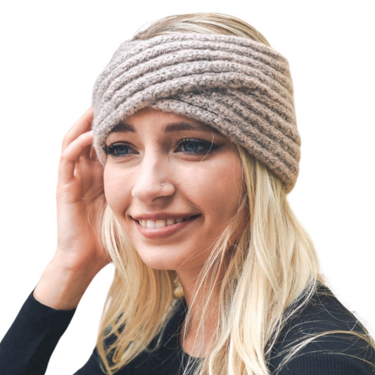 Cross Over Knit Headband