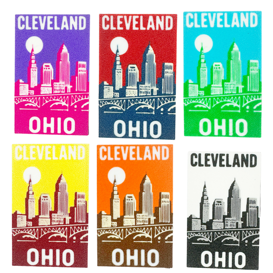 City Views 3D Printed Magnet