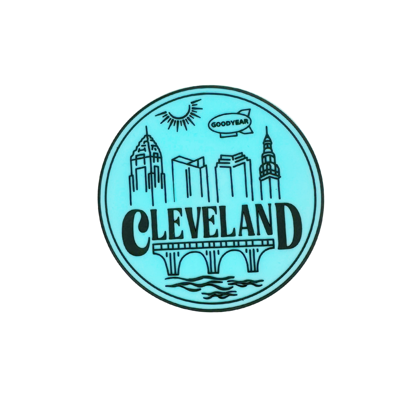 Token Cleveland Rubber Magnets