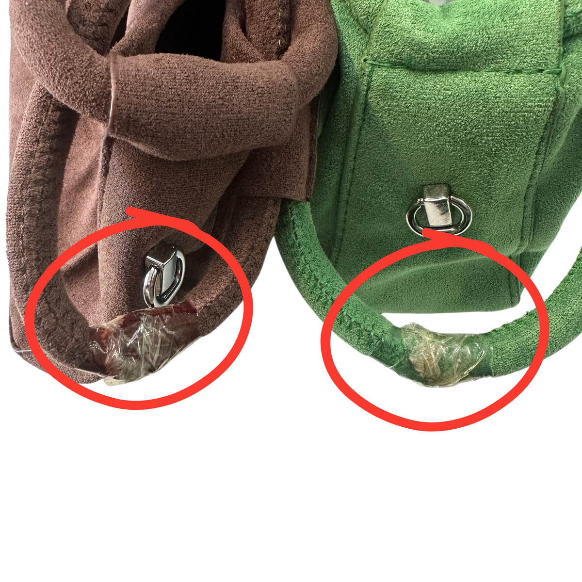 Faux Suede Mini Bag with Shoulder Strap (Imperfect Stock)