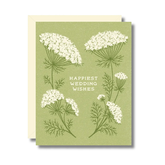 Happiest Wedding Wishes Wedding Card
