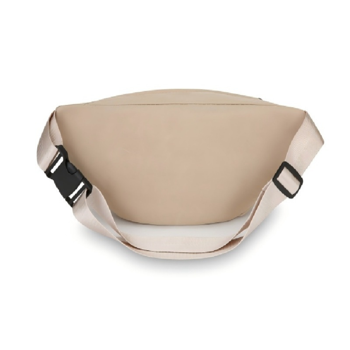 Double Zipper Crossbody Nylon Belt Bag