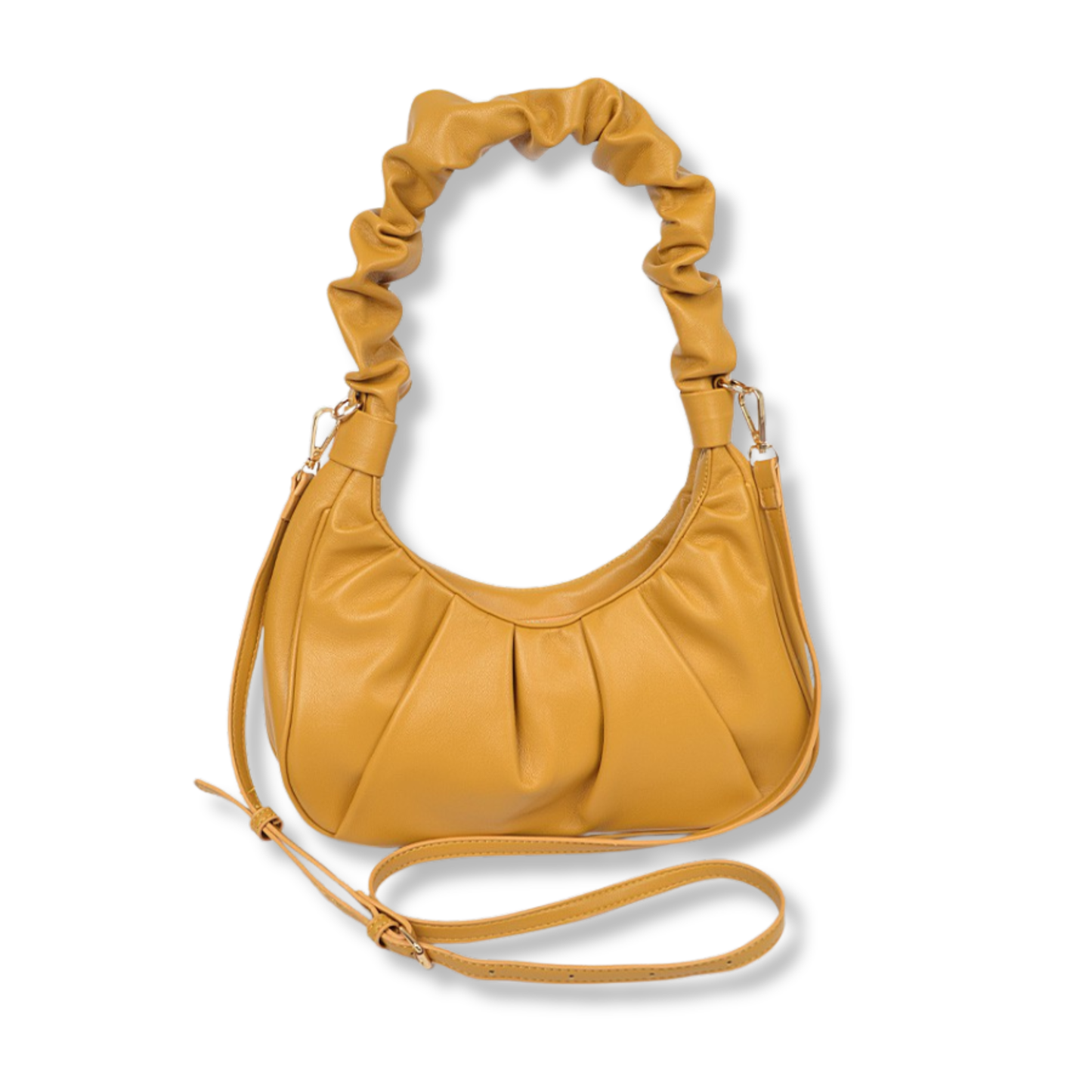 Pleated Scrunch Shoulder Bag