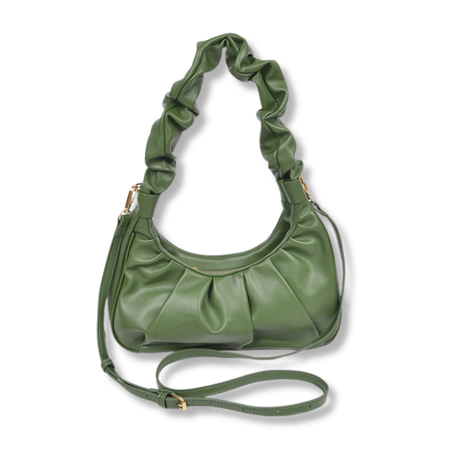 Pleated Scrunch Shoulder Bag