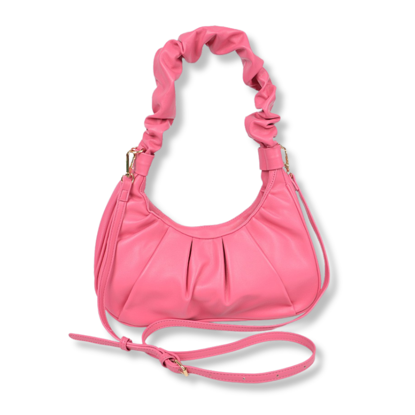 Pleated Scrunch Shoulder Bag