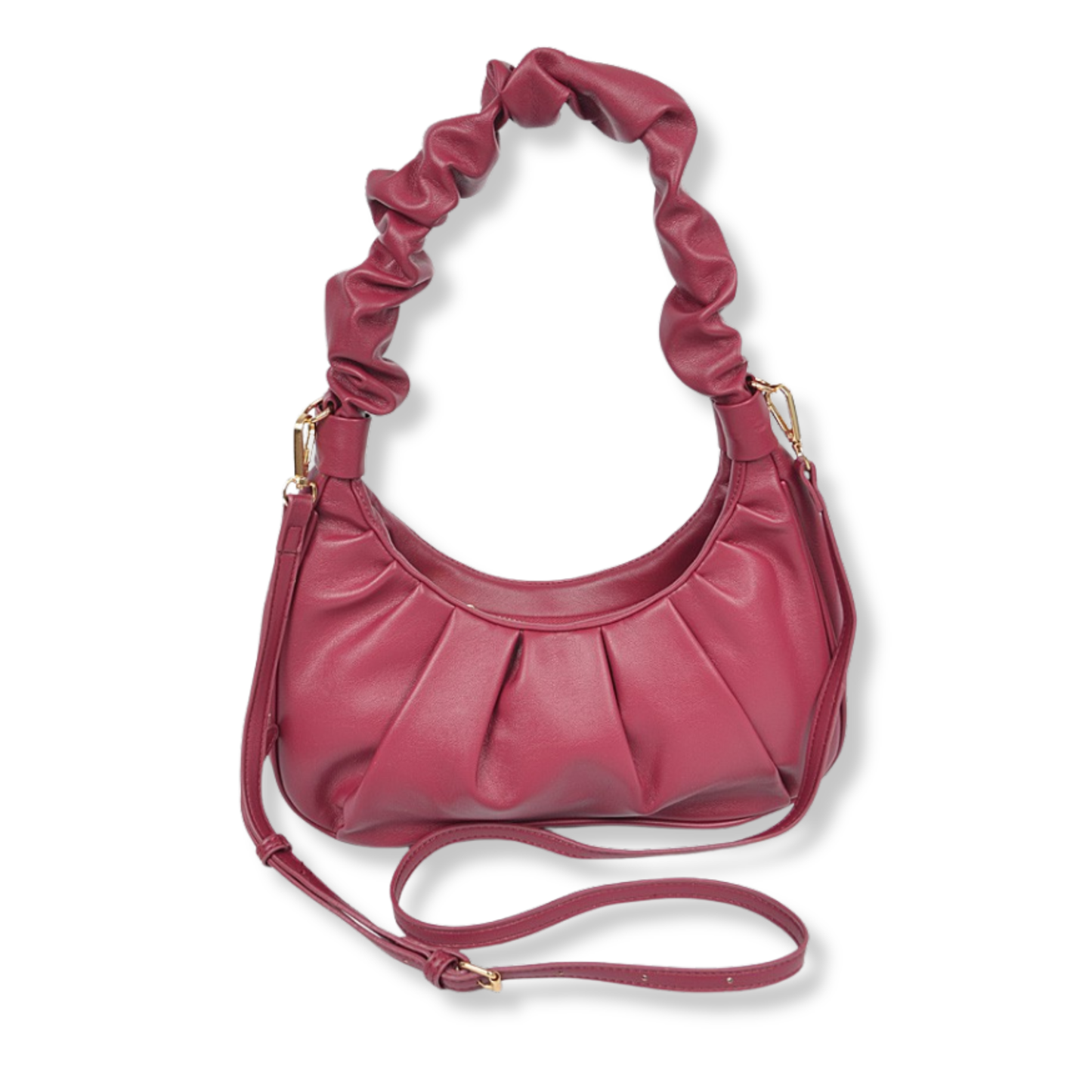 Pleated Scrunch Shoulder Bag