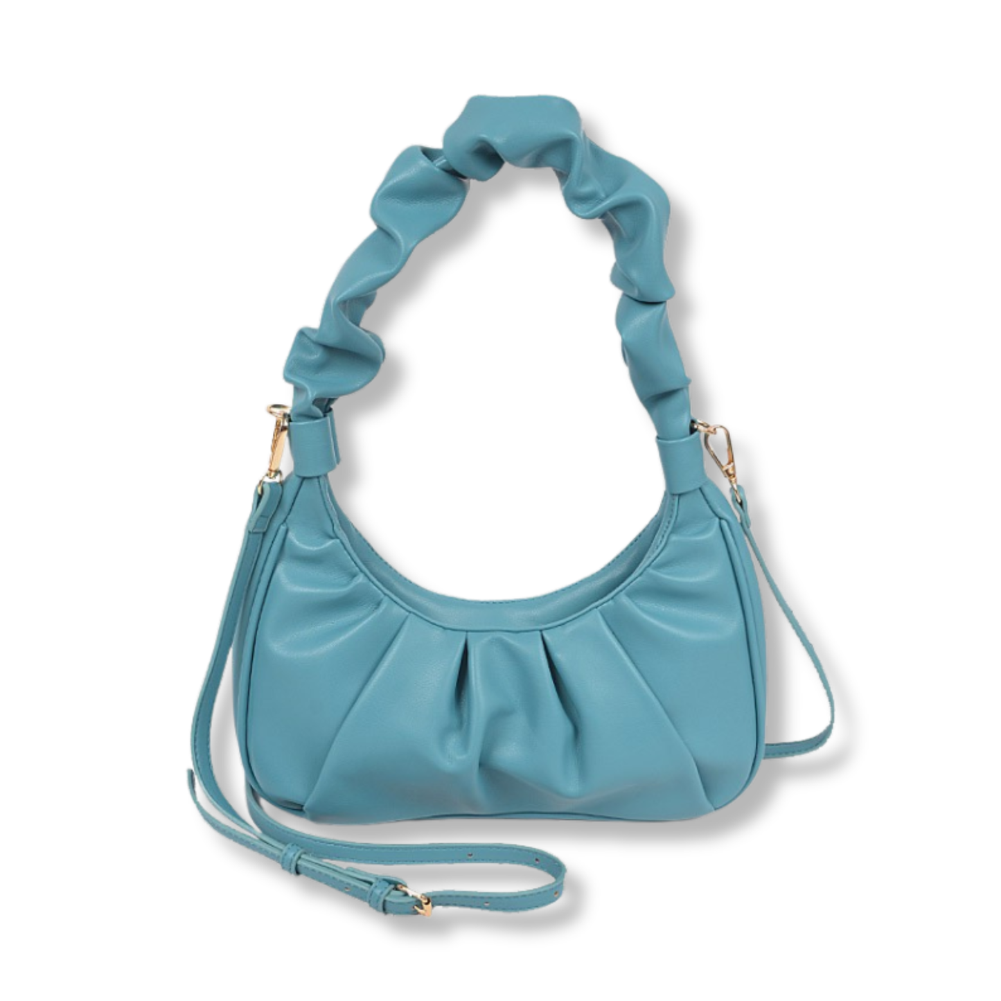 Pleated Scrunch Shoulder Bag