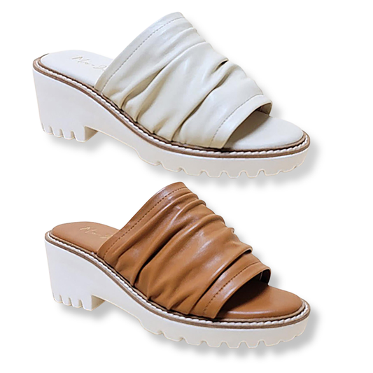 Open Toe Platform Chunky Heel