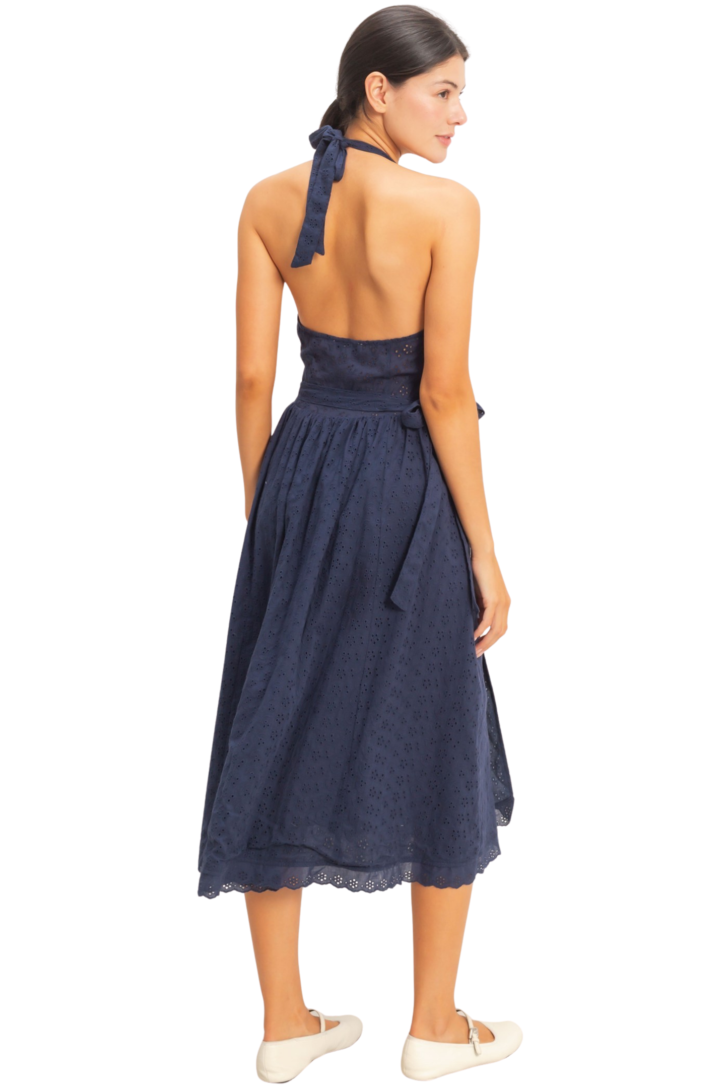 Halter Tank Midi Dress