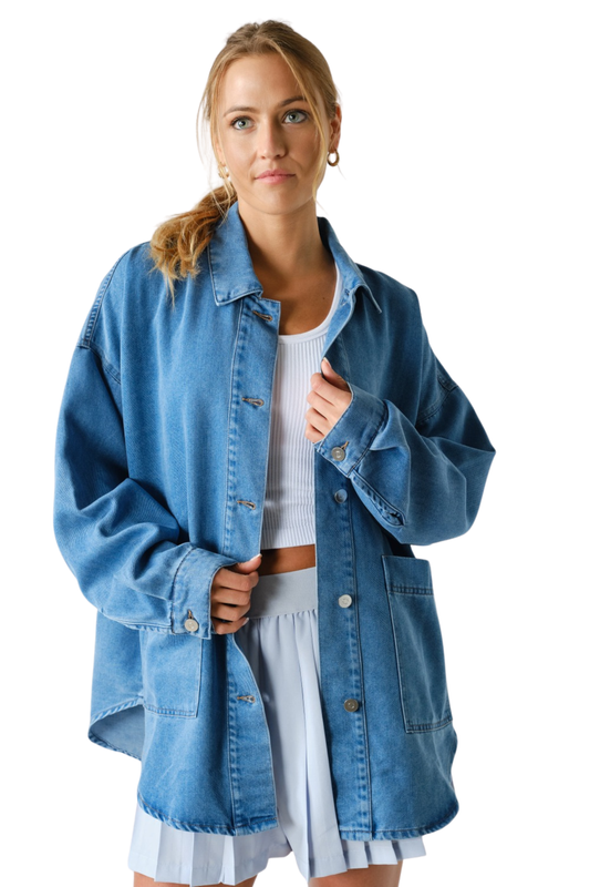 Oversized Denim Shirt