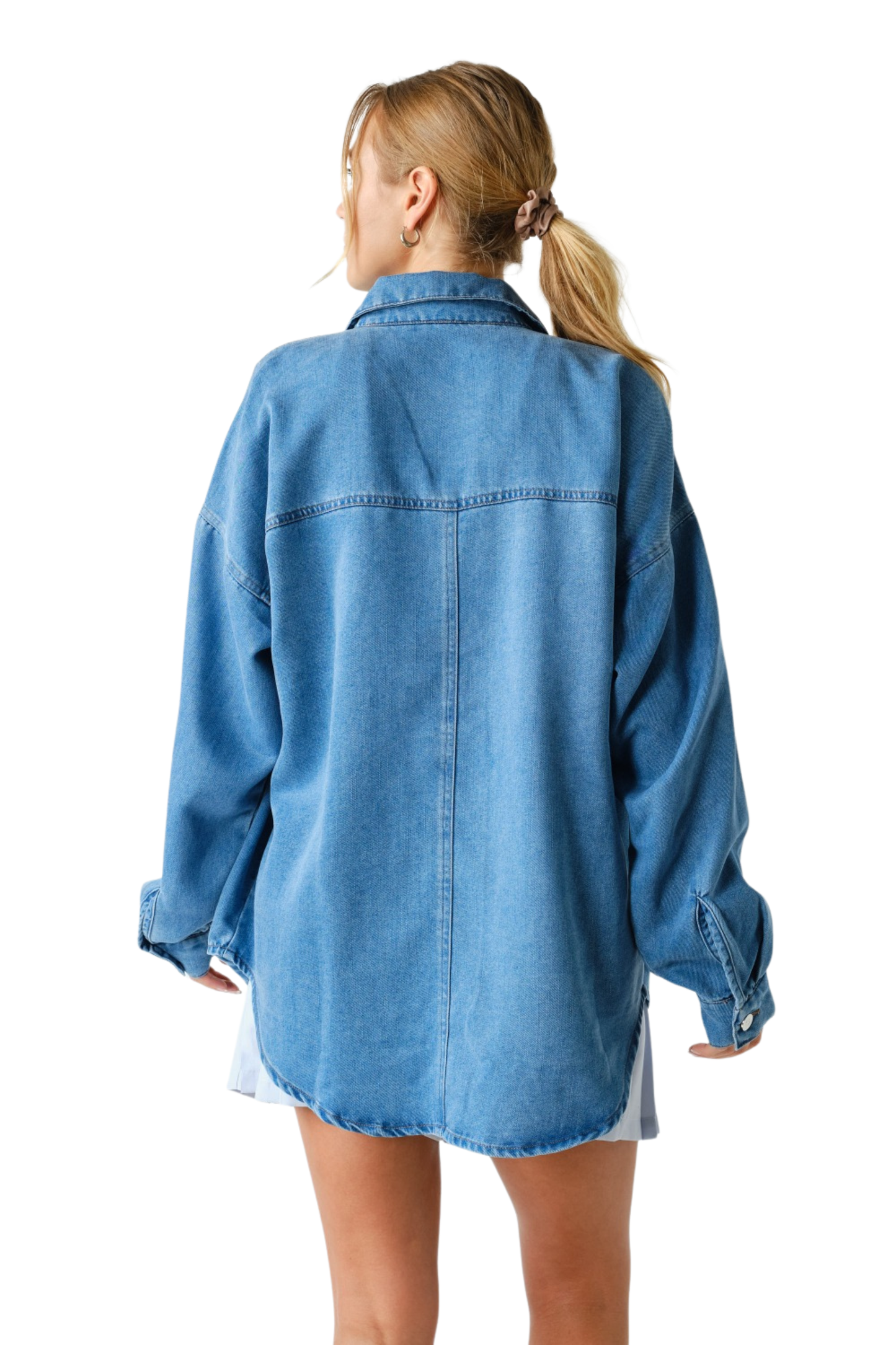 Oversized Denim Shirt